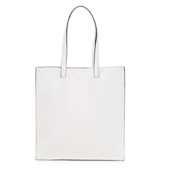 Chic French Connection Duffy Shopper Tote in White - Picture 2 of 8